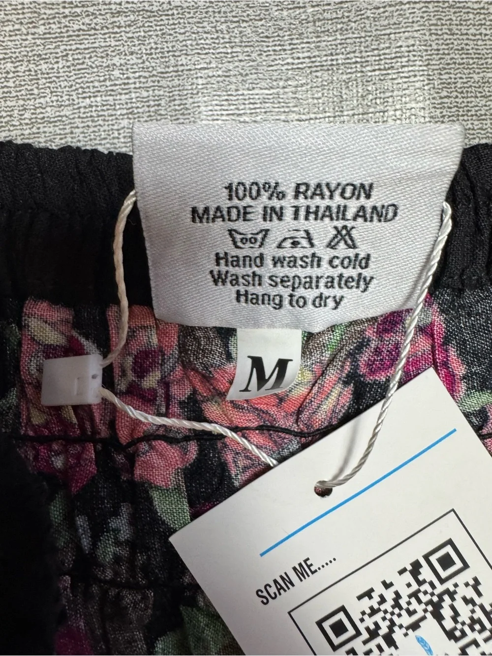 NWT New Boho Maxi Floral Rayon Skirt Size M